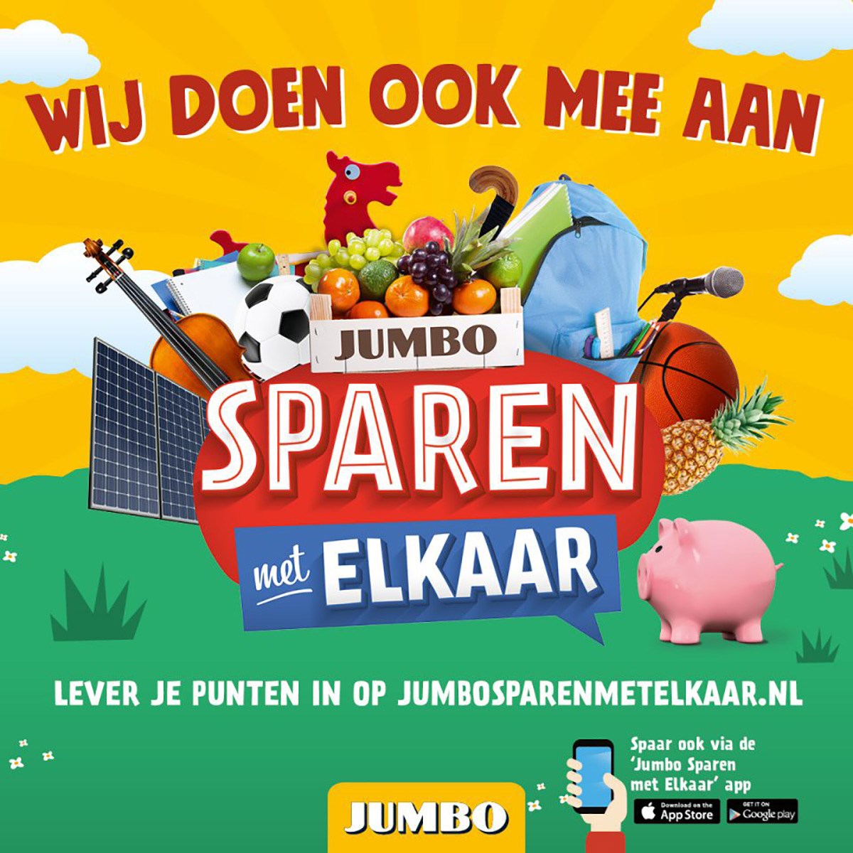 Jumbo spaaractie RKBS Titus Brandsma